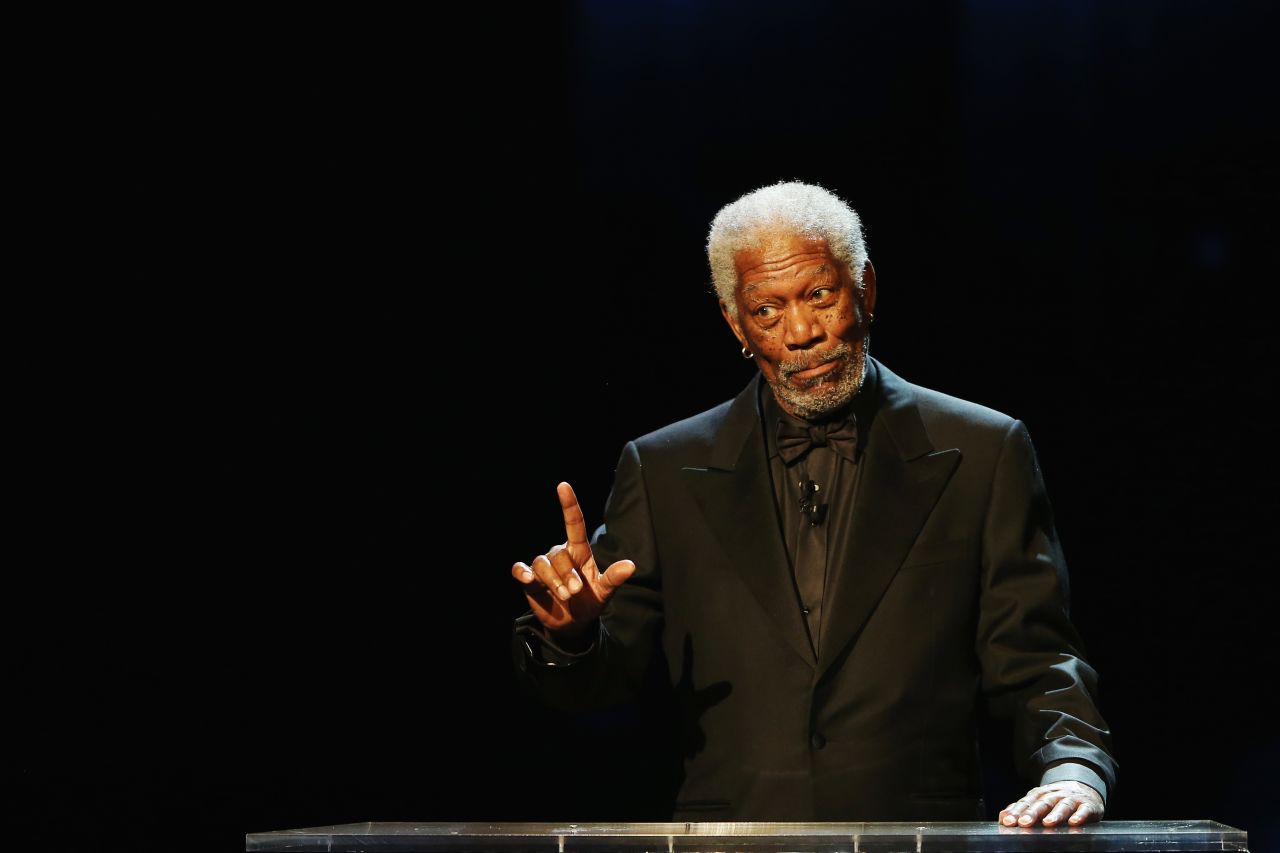 Award-winning actor Morgan Freeman often offers his bizarre views on faith and also refers to himself as God, telling interviewers that he is God because "God's created in my image." Morgan has even portrayed God on the big screen in "Bruce Almighty."