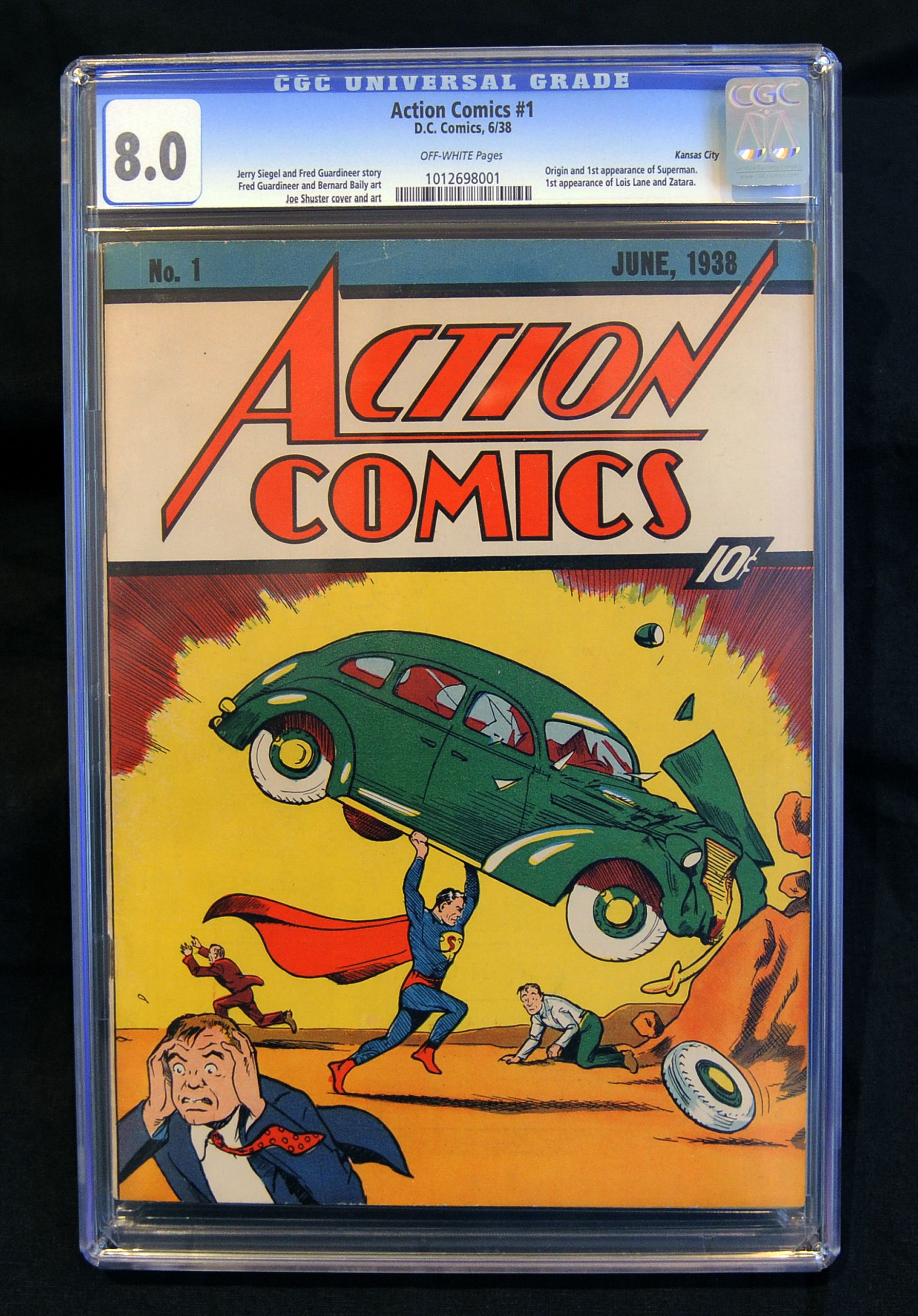 first superman action comics issue