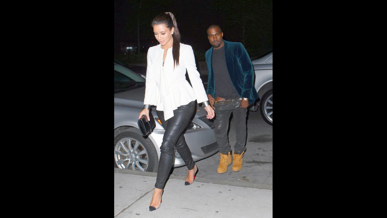 <strong>April 2012: </strong>With speculation raging, since he couldn't seem to keep his pants up while hanging out with Kim Kardashian, <a href="http://marquee.blogs.cnn.com/2012/04/05/kanye-admits-he-fell-in-love-with-kim-k-in-song/" target="_blank">Kanye dropped a single in which he admitted he was in love with her.</a> Time soon revealed that the two were indeed an item. 