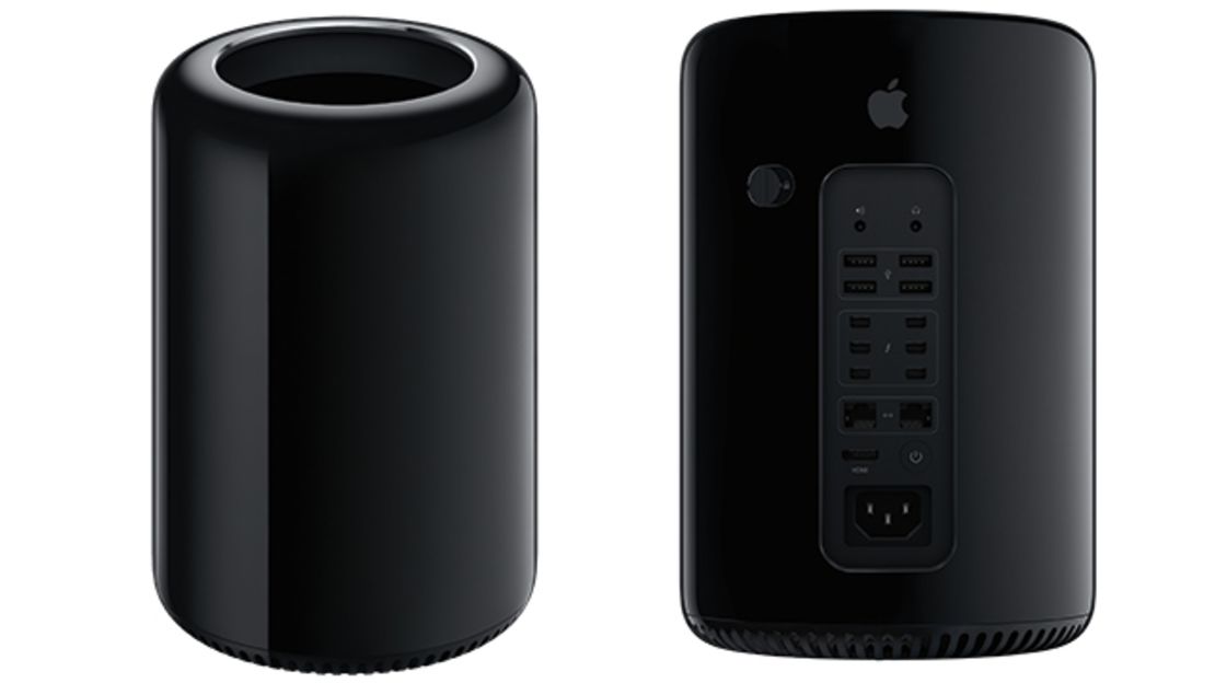 The sleek black Mac Pro doesn't look like anything else on the market.