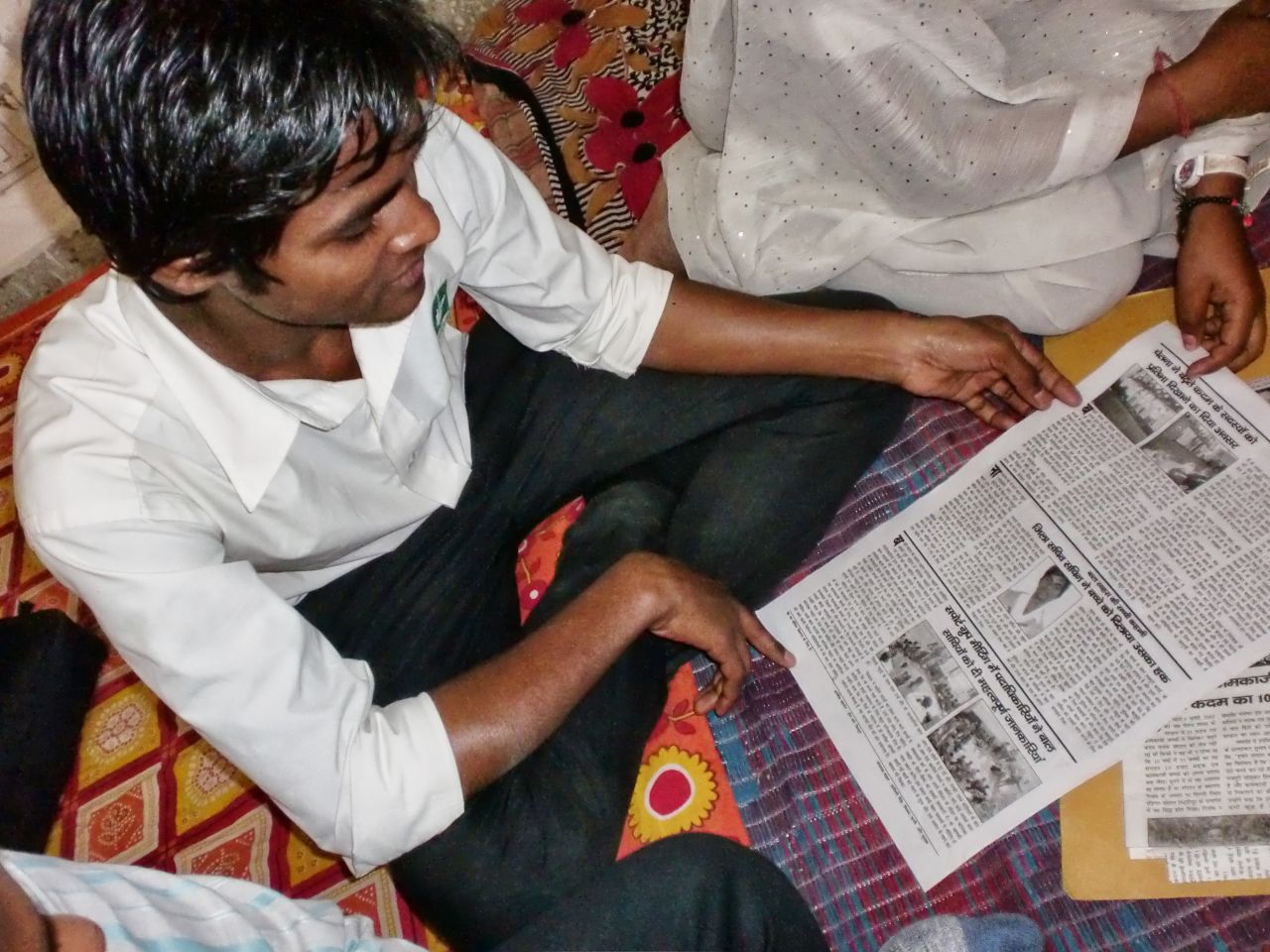The newspaper helps to document life for the kids on the streets of the Indian capital's slums.