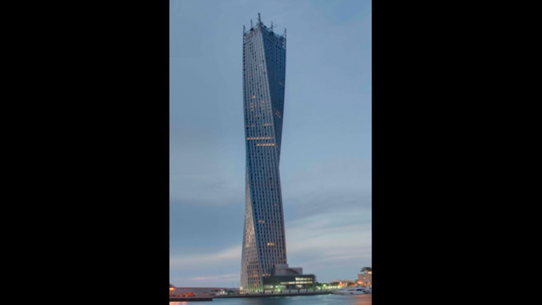 Construction on Cayan Tower, previously known as Infiniti Tower, started in 2006 but was delayed soon after by major flooding in the basement. The tower was set to finish in 2010 but then faced another hurdle -- the financial crisis in 2009.