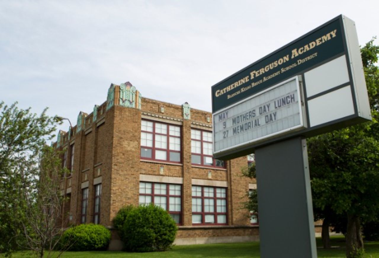 The academy grew from a Salvation Army hallway to this former elementary school.