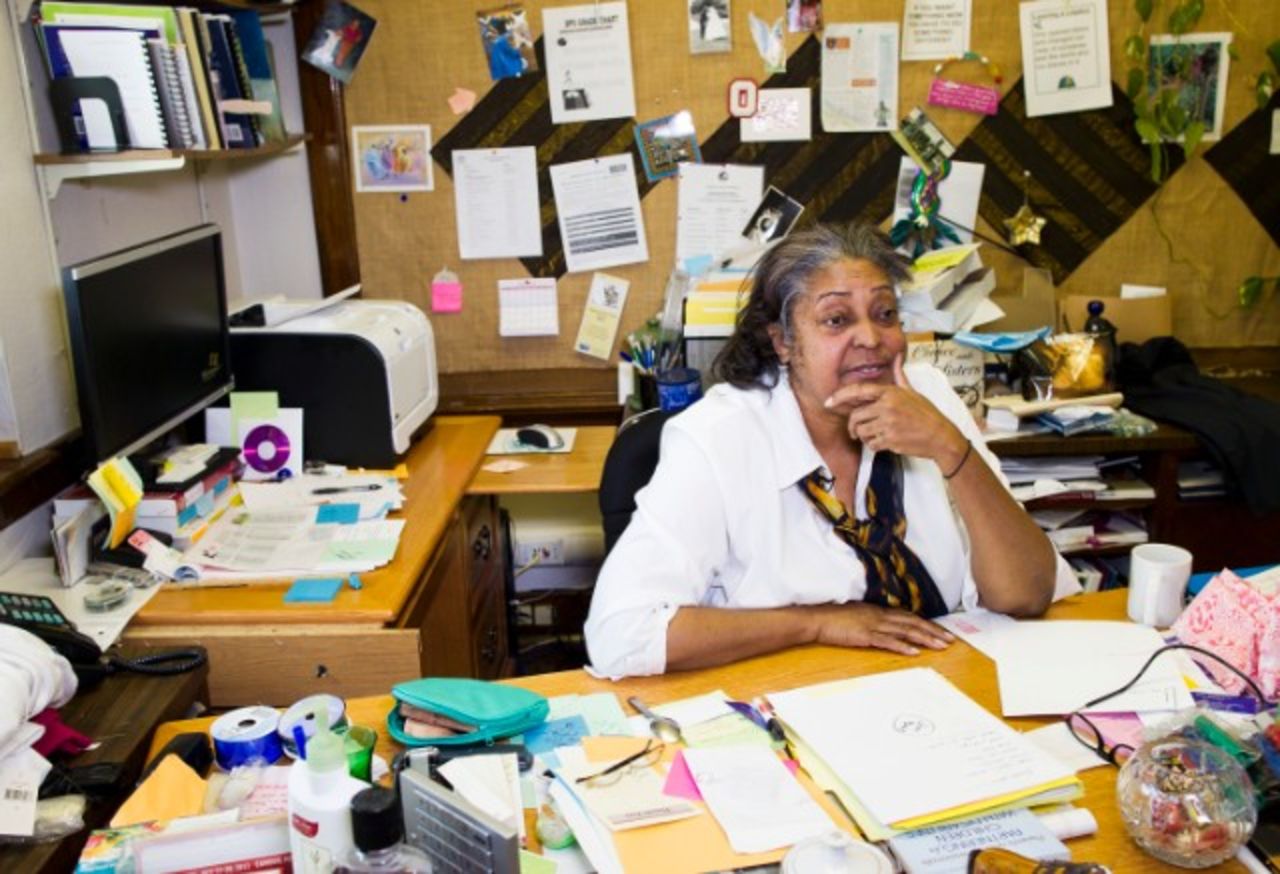 Asenath Andrews has led Catherine Ferguson Academy for three decades.