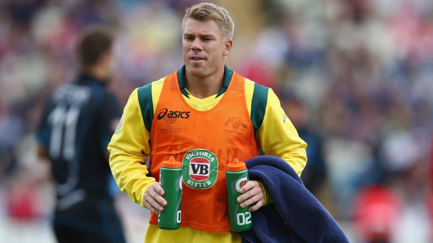 Australian cricketer David Warner sat out his country's match with New Zealand on Wednesday.