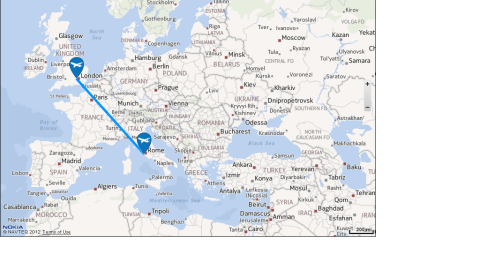 business travel apps map