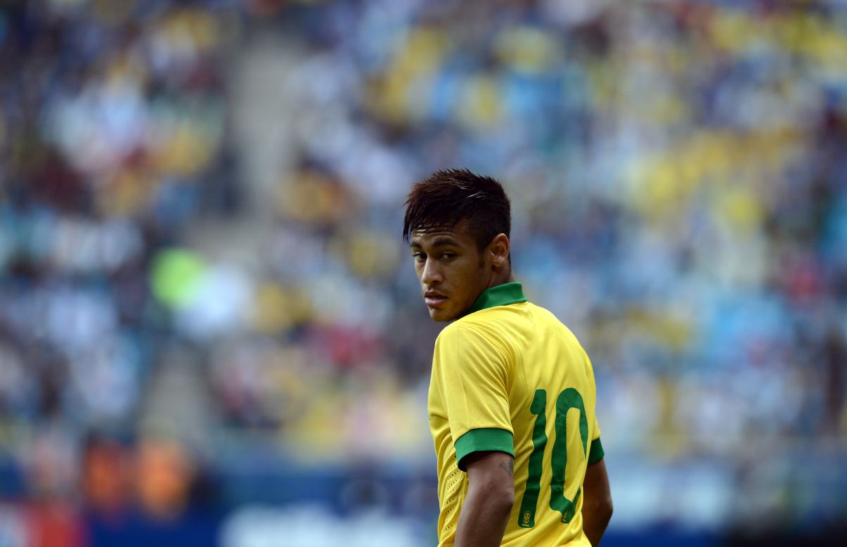 The latest Brazilian tipped for stardom is Neymar, who recently followed in Ronaldinho's footsteps by joining Barcelona. All eyes will be on the forward when Brazil host the World Cup in 2014. Neymar has made a good start to Brazil's Confederations Cup campaign, scoring two goals in two matches.
