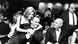 Frank Sinatra and daughter Nancy (with Yul Brynner), 1965.