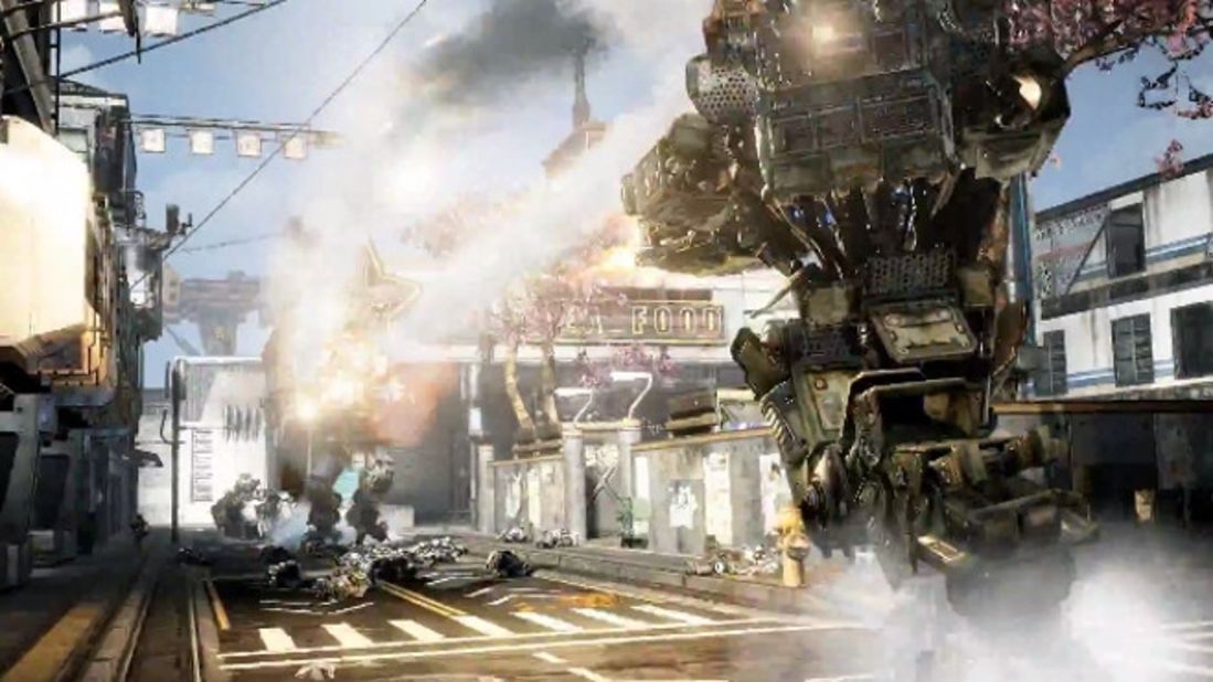 "Titanfall," from the original founders of Infinity Ward, offers two very different types of shooter action: as a pilot who can take to the ground and fight with traditional weapons or that same pilot after jumping into a 24-foot mechanized robot that brings a whole new level of firepower to the battlefield.