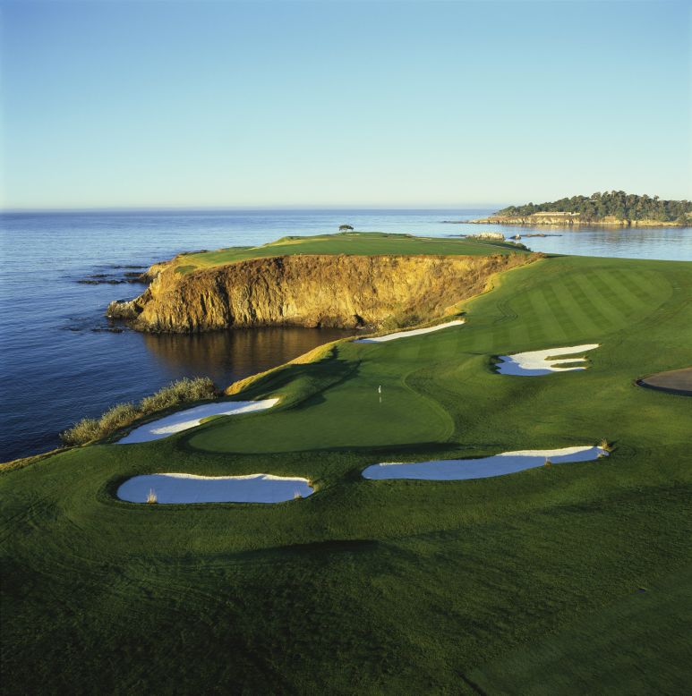 Jack Nicklaus said: "If I had only one more round to play, I would choose to play it at Pebble Beach. It's possibly the best in the world." Green fees: $495. 
