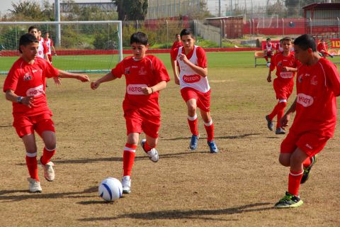 Mifalot is a non-government organization in Israel which brings together children from all sections of society and provides education and training through football.