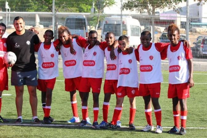 Mifalot works with local schools and youth clubs to provide facilities and finance for local children to get degrees in sports coaching and helps them find work after finishing their education.