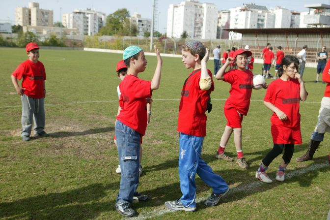 Last January, Mifalot held its first joint Palestinian-Israeli tournament under the banner of "Neighbors United" -- a venture backed by the European Union Partnership for Peace Program. Five teams took part, with two of those made up of Israeli and Palestinian girls only.