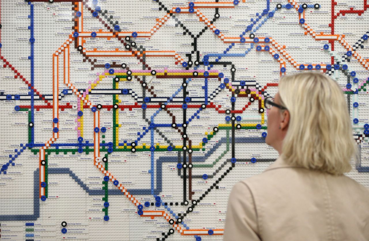 The maps show how the Underground looked at various points in its history, and provide a futuristic impression of the network. 