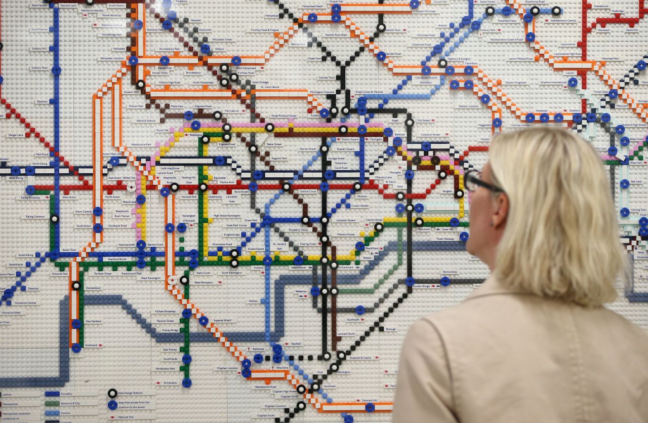 The maps show how the Underground looked at various points in its history, and provide a futuristic impression of the network.
