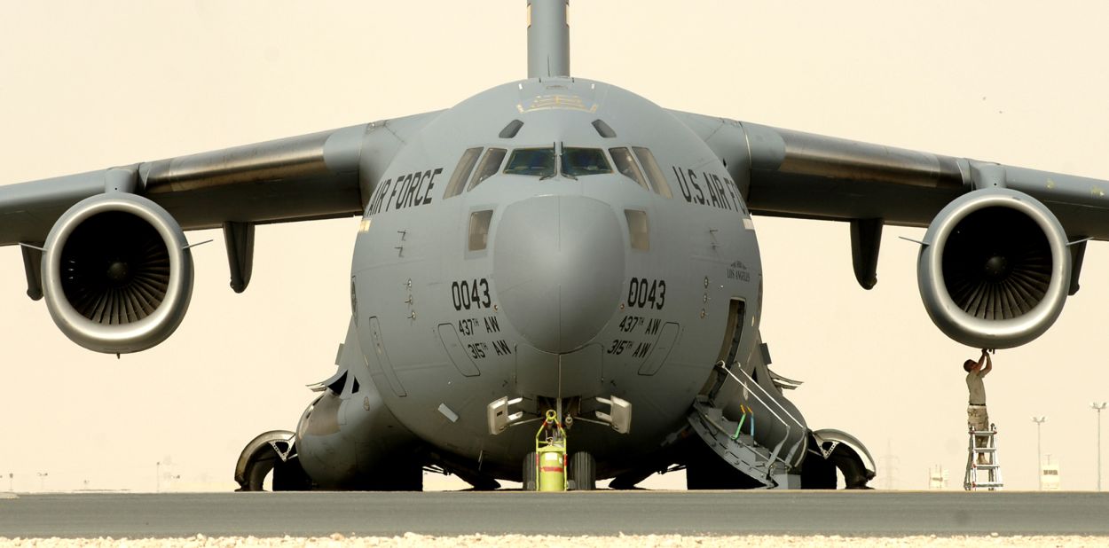 First deployed in 1993, the Globemaster III is among the Air Force's youngest airlift jets. Boeing is completing work on the final C-17, the Air Force says, which will be delivered later this year. The plane has been featured in Hollywood's "Transformers" and "Iron Man" films.