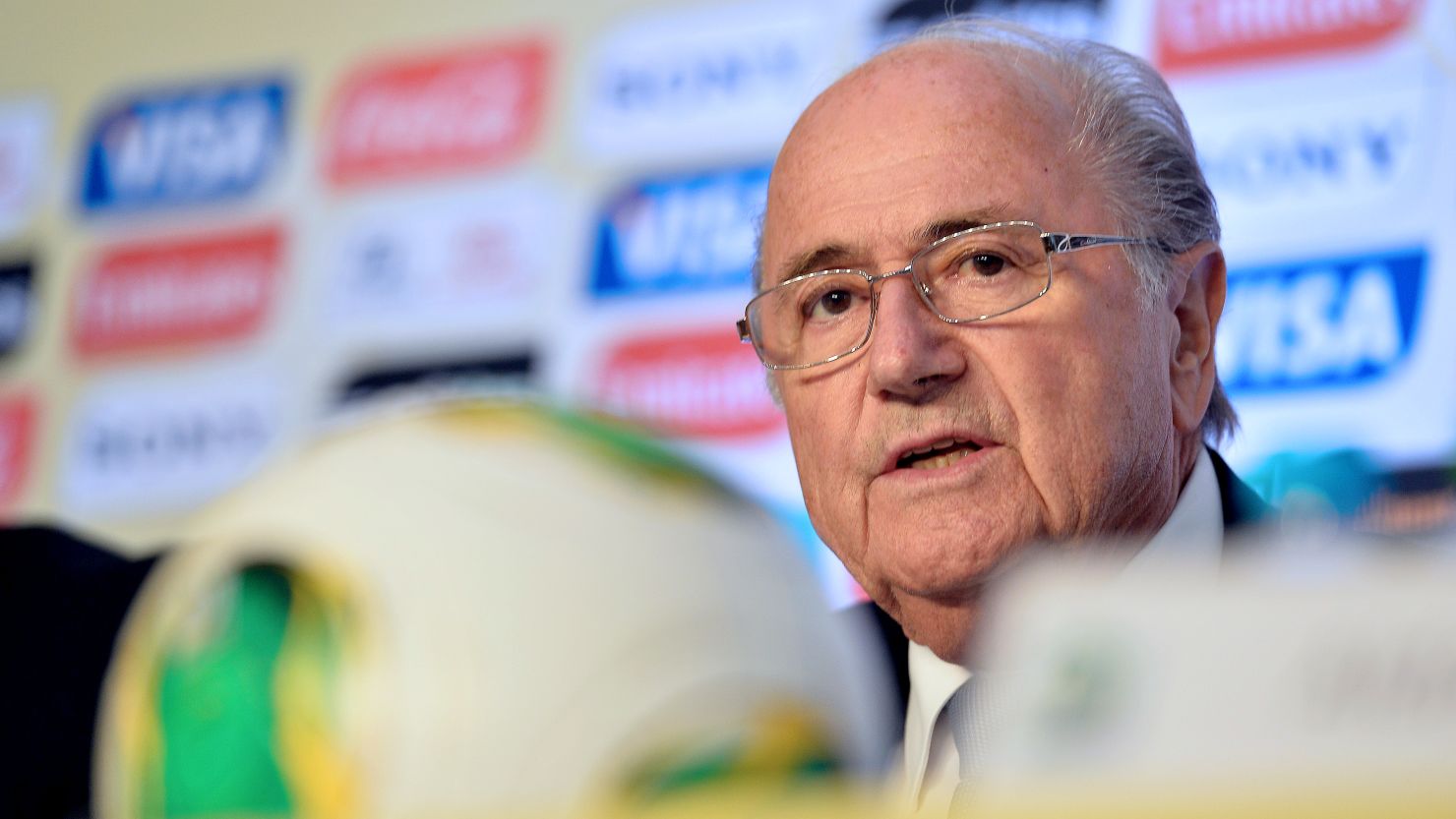 Sepp Blatter is in Brazil for the start of the Confederations Cup this weekend. 