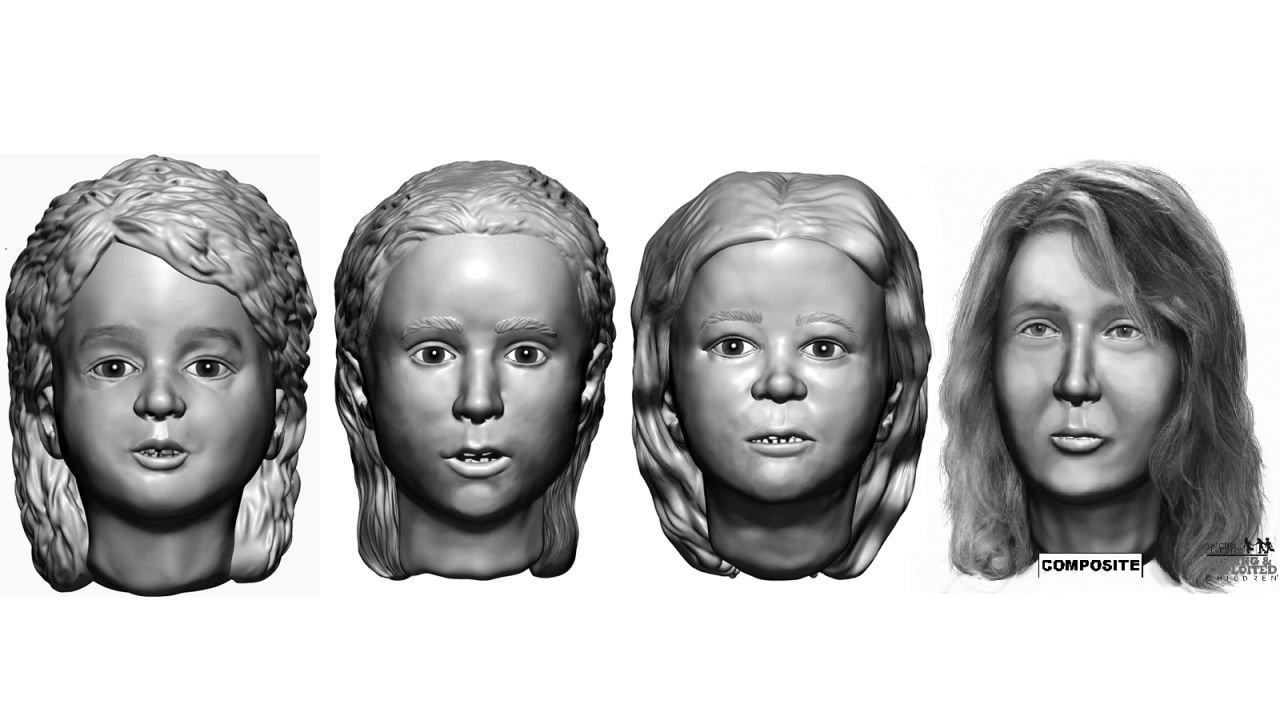 The remains of a woman between 23 and 33 (far right) were found in Allenstown, New Hampshire, in 1985. Remains of the girl second from left were found in the same barrel. The other two bodies were discovered in 2000.