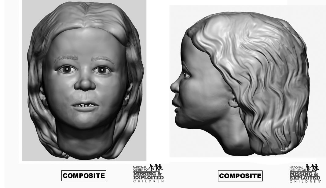 This victim, estimated to be from ages 2 to 4, has not been biologically linked to the other victims in previous testing. She had an overbite.