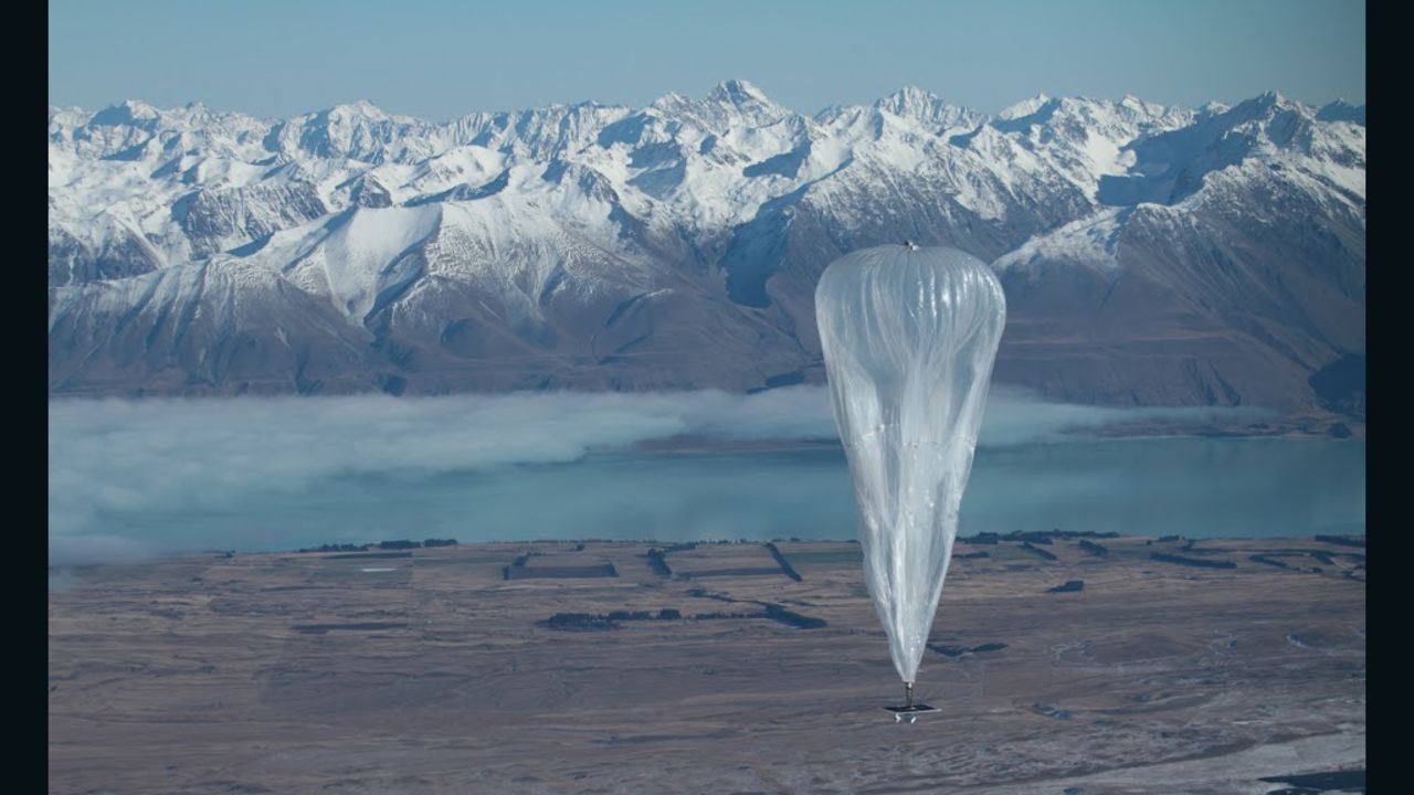 Google wants to beam the Internet to wilderness areas by using high-flying balloons. (Click to expand.)