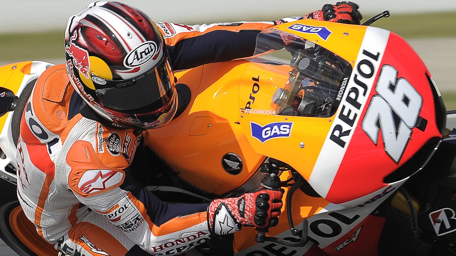 Championship leader Dani Pedrosa recorded the fastest lap ever at Montmelo in Spain. 