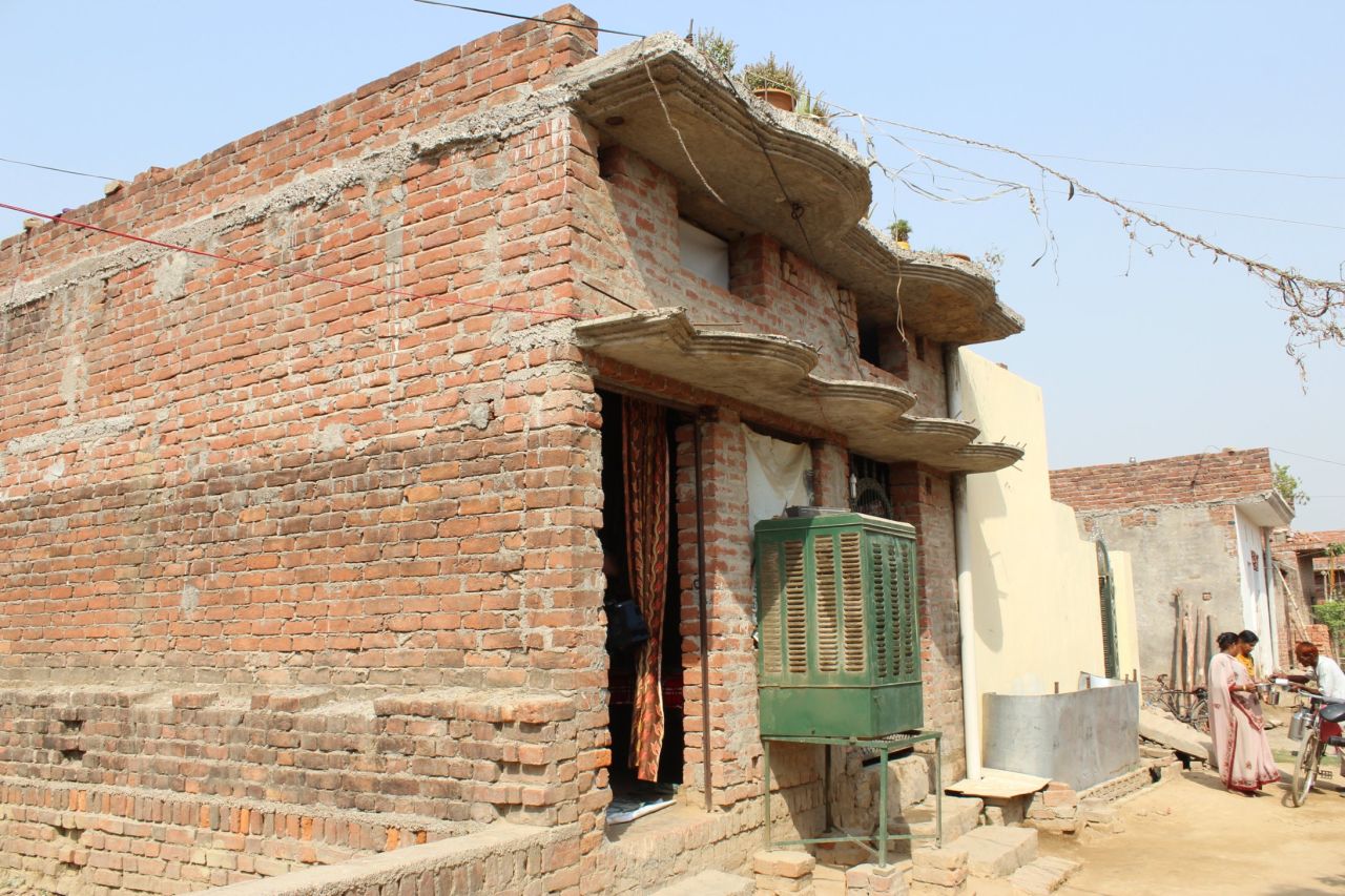 Her modest family home in the Madiyon district of Lucknow is where Usha Vishwakarma started the group -- despite opposition from her family.