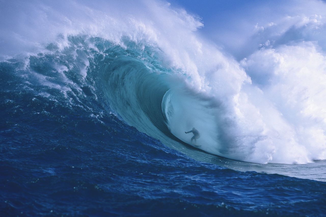In 2007, McNamara became the first person to ride a glacier wave. But the 45-year-old American is better known for surfing the biggest ocean waves in the world -- including  a reported 30-meter monster off the coast of Portugal earlier this year. 