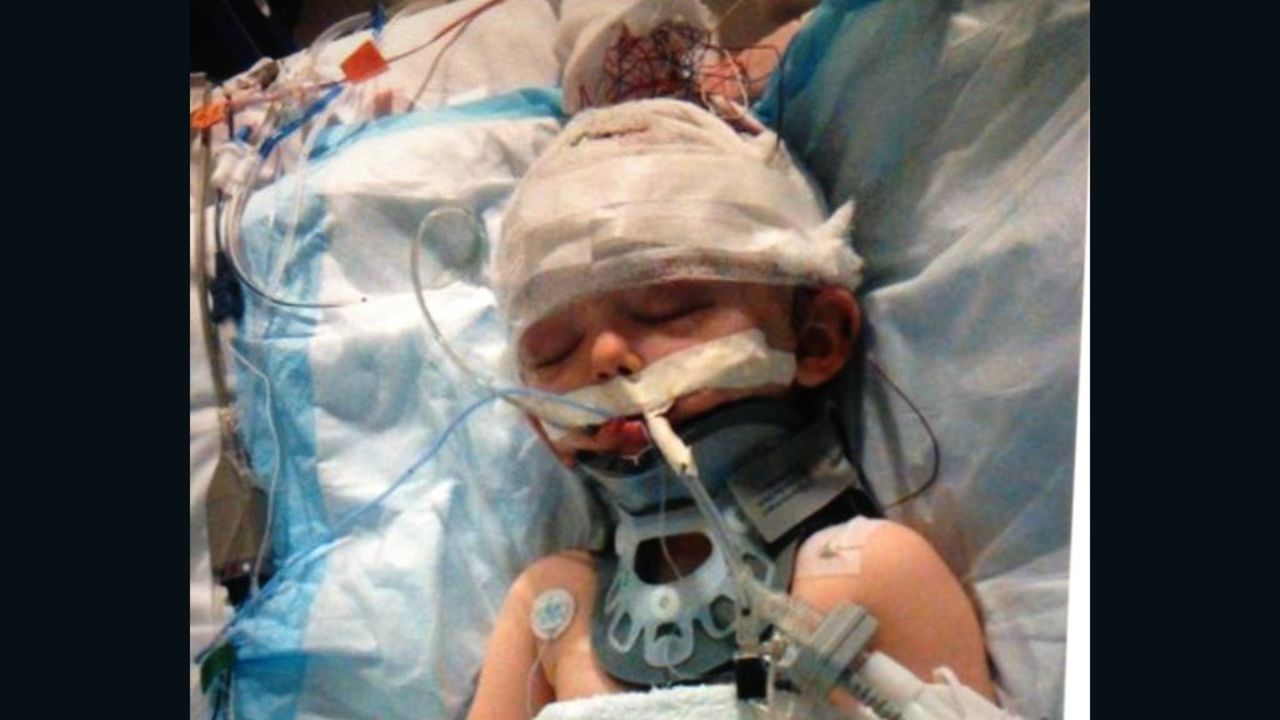 Halstead frequently posts this photo of Tripp in November to explain to new followers what happened to her son.