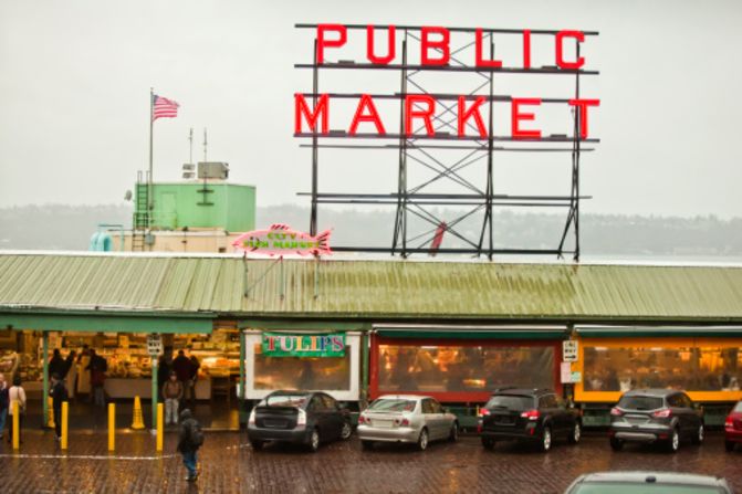 Despite the rain, Seattle-Tacoma International Airport comes in third place. We love visiting Pike Place Market, home to more than 200 independent shops, including flower and butcher shops, seafood restaurants and bakeries. 