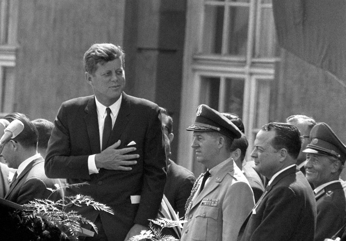 JFK said "Ich bin ein Berliner" in Berlin in 1963, a simple phrase that helped cement U.S.-West German ties.