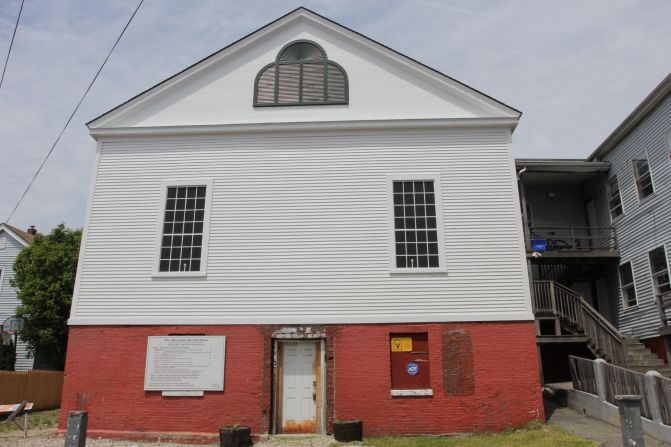 The Abyssinian Meeting House in Portland, Maine, was the spiritual center for the city's African-American community for generations. 
