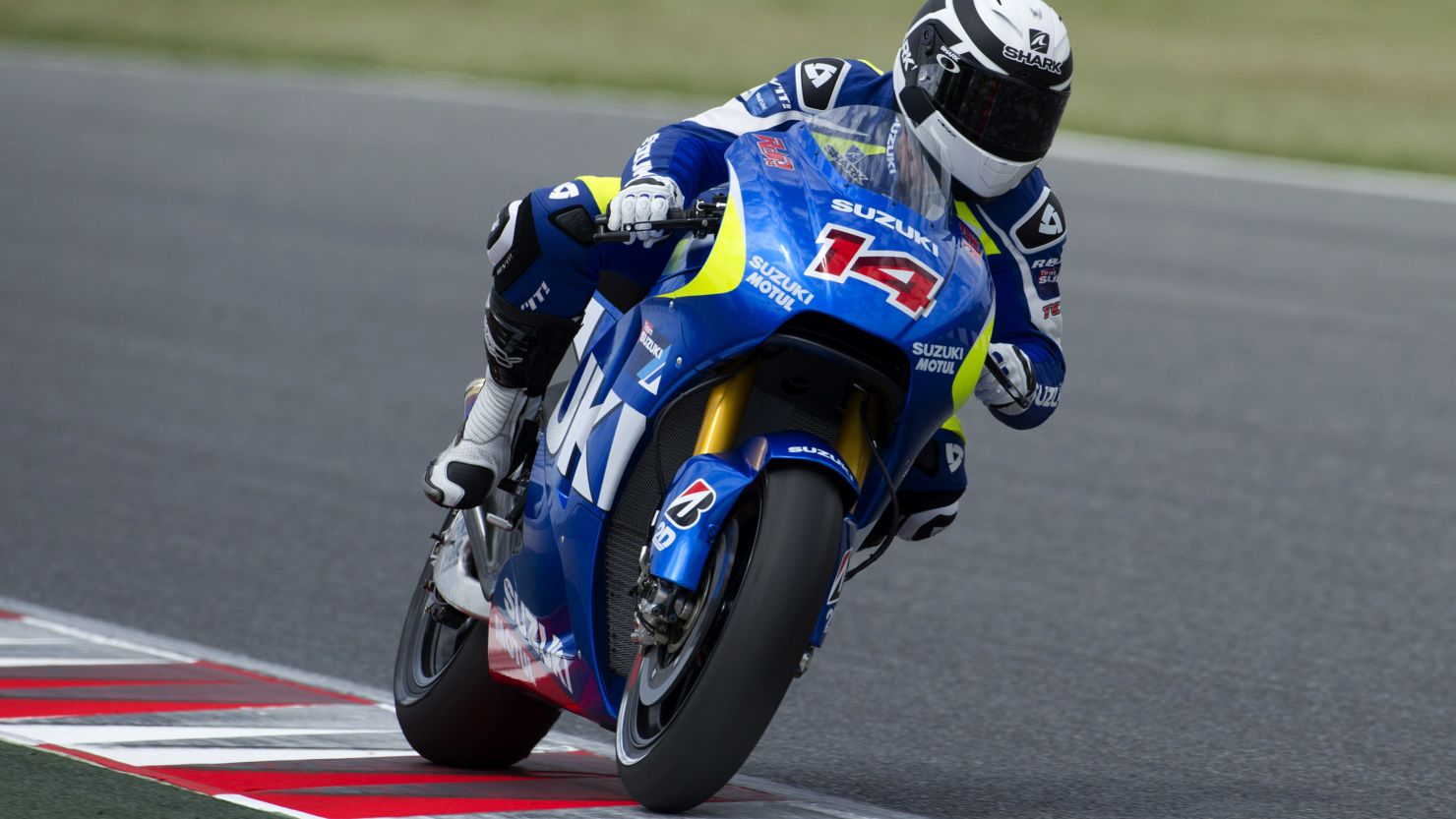 Frenchman Randy de Puniet was one of two riders in the saddle for Suzuki at a test event on Monday.