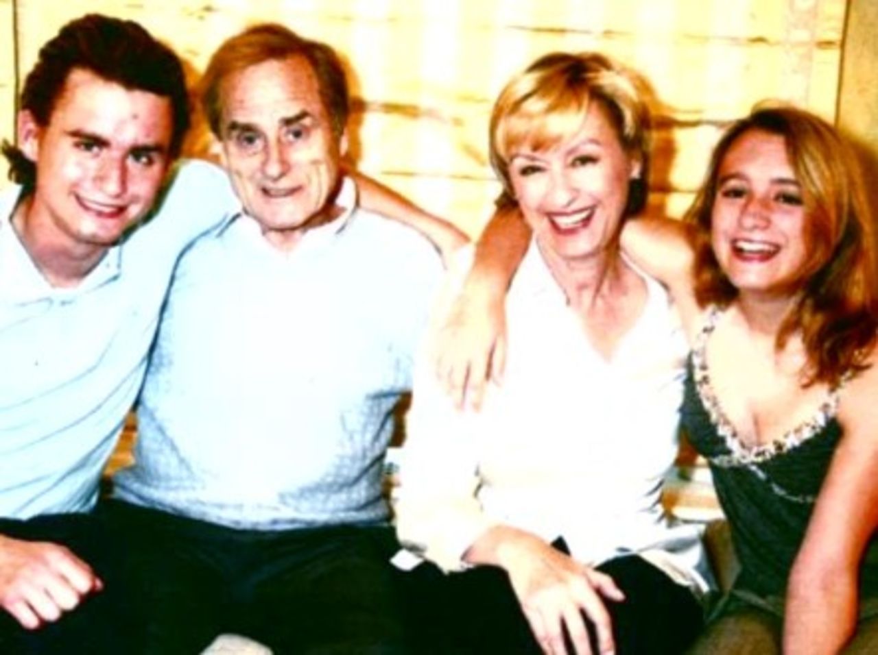 Tina Brown enjoying family time with her husband, former Sunday Times editor Sir Harold Evans, son George and daughter Izzy - (Courtesy Tina Brown)