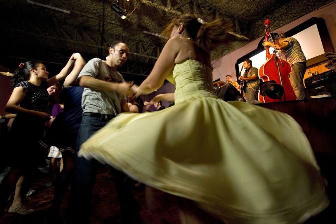 The outside world knows bossa nova and samba. But Brazil dances to the beat of many different drummers (like these at The Clock nightclub in Sao Paulo), reflecting its diverse population. 