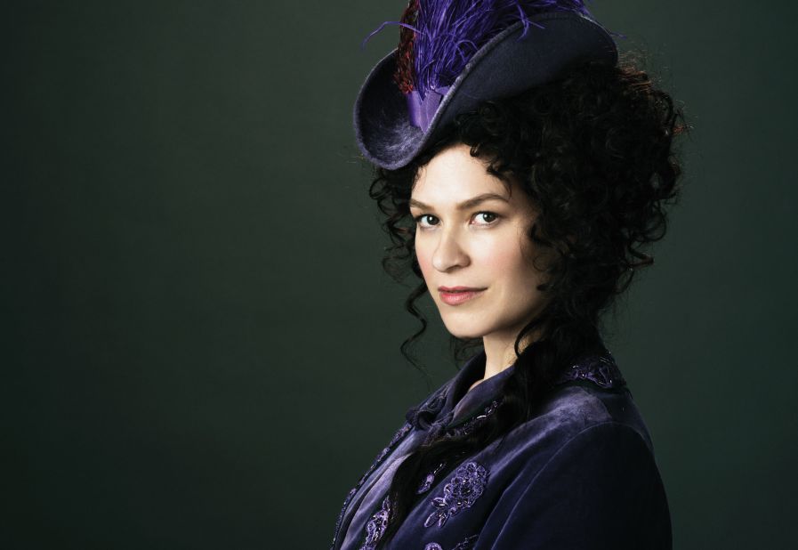 Madame Eva Heissen (Franka Potente) owns a Five Points brothel. "Eva lives in a man's world. She is playing their game and doing it very well. And her top hat was symbolic of that," White said.