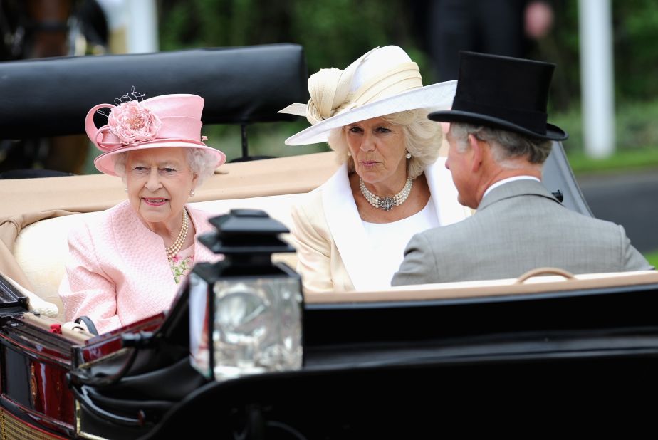 Tradition rules at Royal Ascot, with Queen Elizabeth (pictured here with Camilla Duchess of Cornwall and Prince Charles) opening the event in a horse-drawn carriage. Her Majesty is also a keen thoroughbred owner, boasting 20 winning horses in the history of the festival.