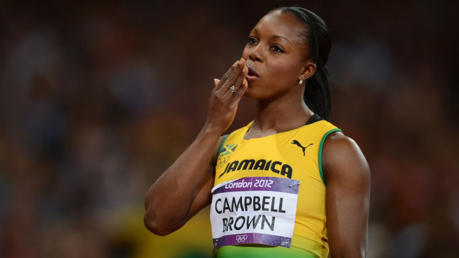 Jamaica's Veronica Campbell-Brown sprinted to Olympic bronze at the London 2012 Games.