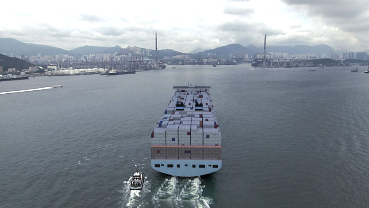 The Triple E is set to travel the AE10 trading route between Asia and Europe, calling at ports in China, Malaysia, Singapore, South Korea, Hong Kong, Morocco, the Netherlands, Germany, Denmark, Sweden and Poland.