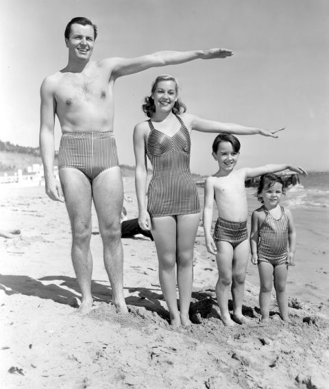 By 1942, bathing suits developed a recognizably modern style.