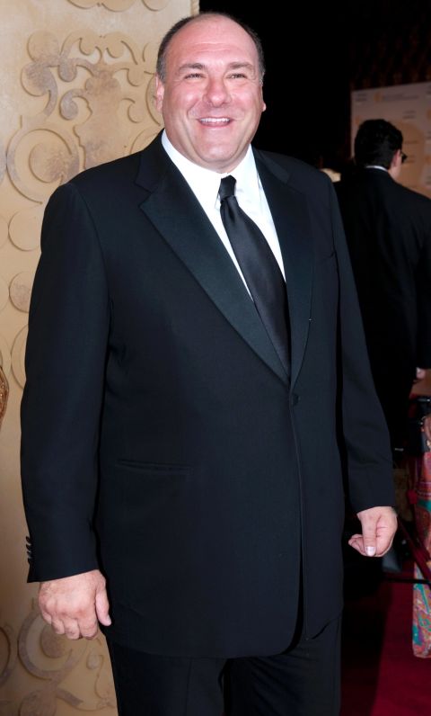 Gandolfini arrives at the 2011 BAFTA Brits To Watch Event at the Belasco Theatre in Los Angeles.