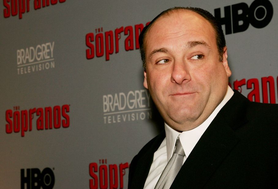  Gandolfini attends the sixth season premiere of "The Sopranos" in New York in 2006.