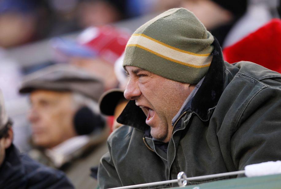 Gandolfini watches the New York Jets play the New York Giants at MetLife Stadium on December 24, 2011, in East Rutherford, New Jersey. 