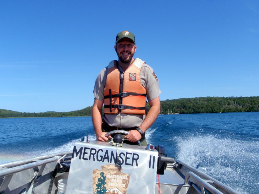 Lucas Westcott is living out his dream job as an Isle Royale National Park ranger.