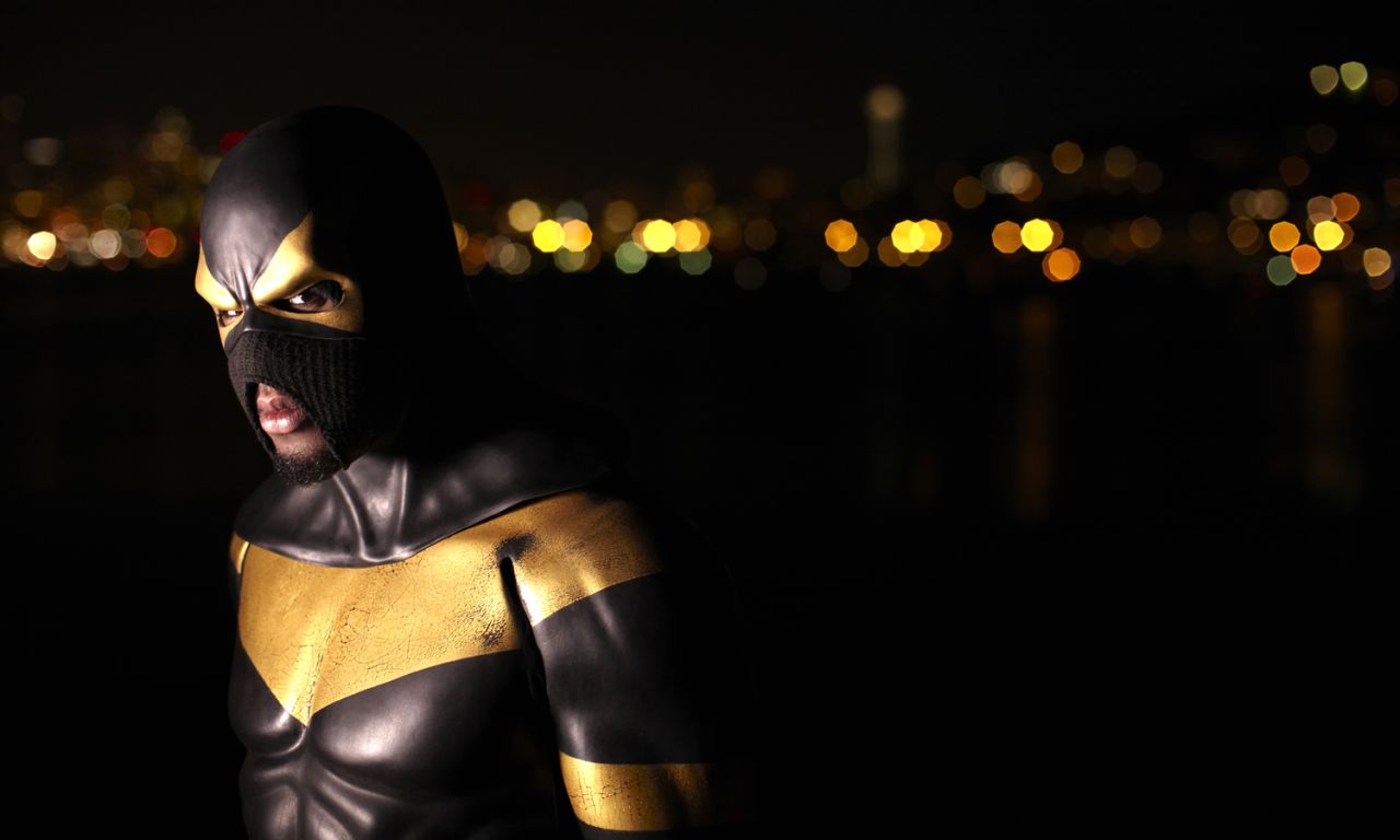 Phoenix Jones, a Seattle real life superhero, patrols the city streets at night dressed in a $10,000 bulletproof, Kevlar reinforced supersuit. He leads a global network of superheroes called The Alliance, with members in New York, London and Dubai. The so-called "Guardian of Seattle" has been shot at and stabbed twice, but <a href="http://www.cbsnews.com/8301-504083_162-20027464-504083.html" target="_blank" target="_blank">has also been documented stopping crimes.</a>
