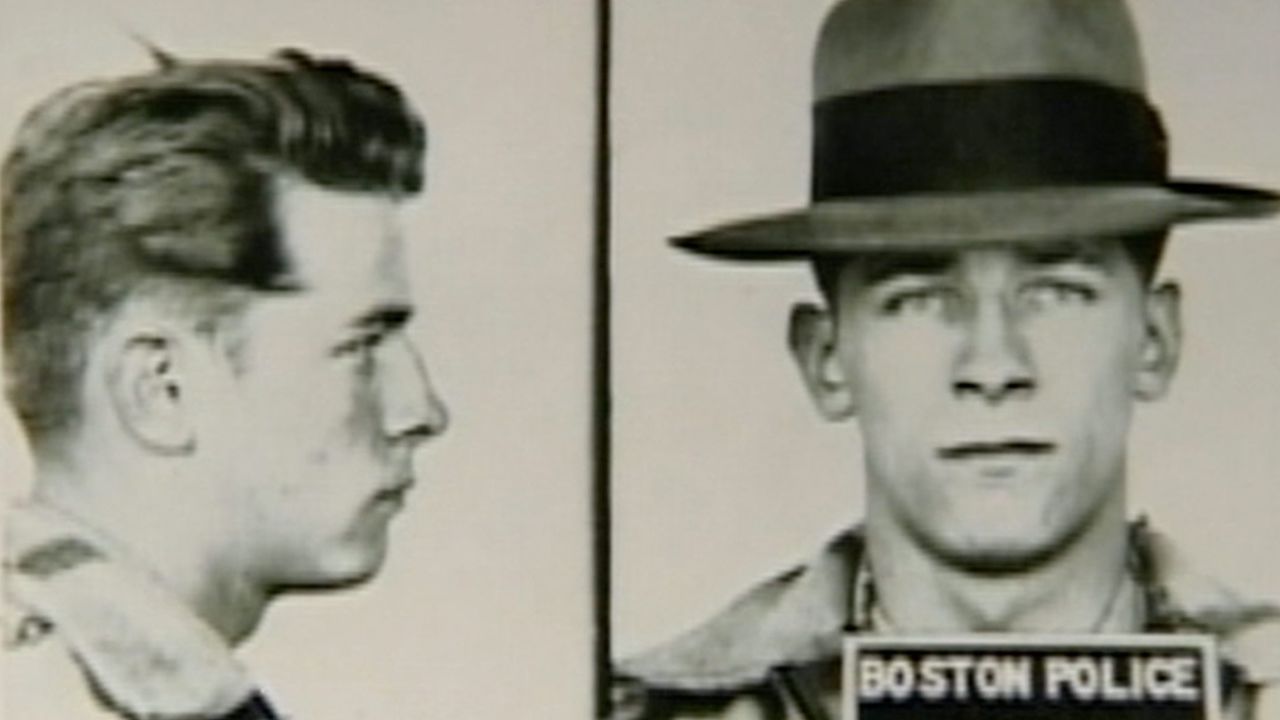 This mugshot shows James "Whitey" Bulger in March 1953. 