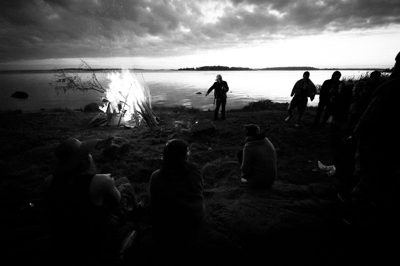 In Finland the midsummer celebrations are called 'Juhannus'. "Lots of people- friends and family- gather together somewhere near water and set up a huge bonfire called "Kokko" and usually drink lots of alcohol and go to the sauna. That's just somehow the Finnish thing," says 24-year-old <a href="http://www.meom.fi/" target="_blank" target="_blank">Tom Rantala</a> who took this photo during midsummer celebrations in 2011. 