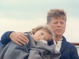 President John F. Kennedy with daughter Caroline on board the Honey Fitz. - (Getty Images)