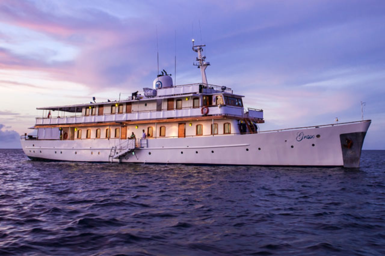 If you've ever wanted to be treated like a princess on holiday, this is the superyacht for you. The iconic M/Y Grace was the vessel of choice for Princess Grace and Prince Rainier of Monaco during their honeymoon in 1956.