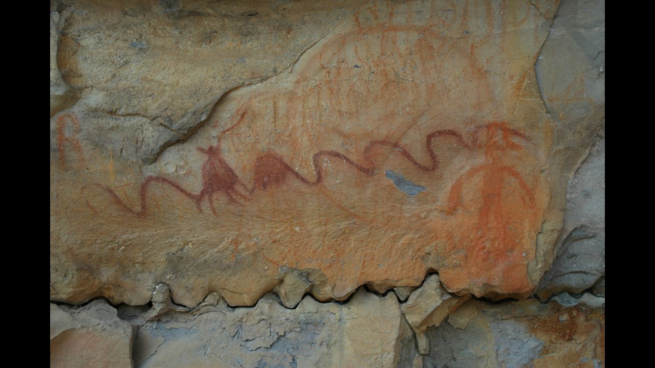 native american cave drawings