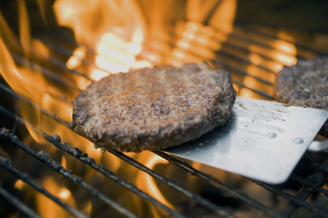 To ensure that your burger is safe to eat, stick a thermometer in it.